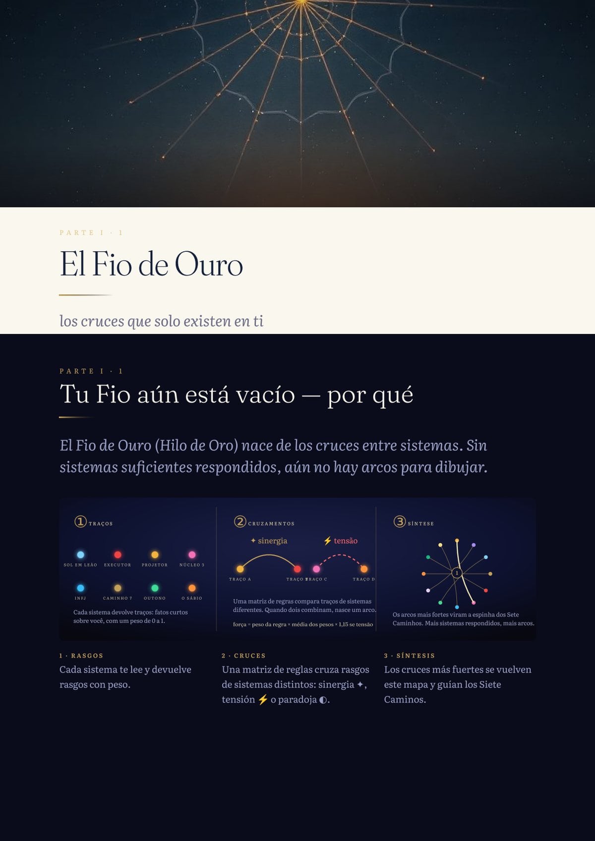 Cómo se cruzan los sistemas: rasgos, cruces, síntesis